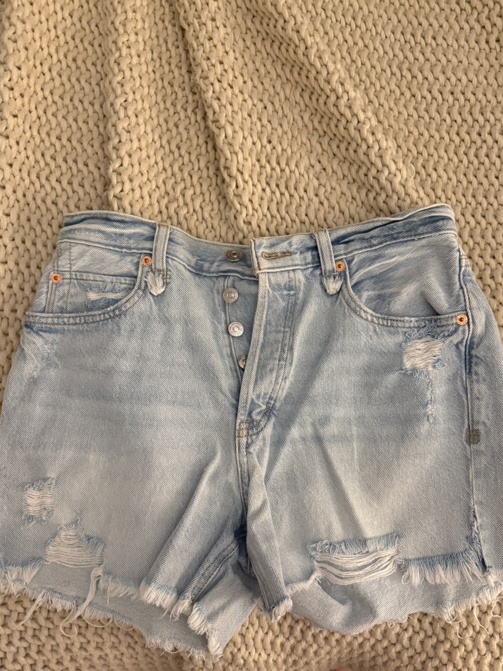 We the Free light wash jean shorts - 27